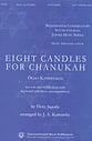 Eight Candles for Chanukah SATB choral sheet music cover